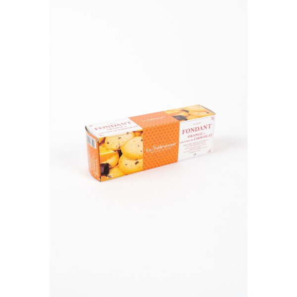 Biscuits fondants orange et chocolat - étui 100g