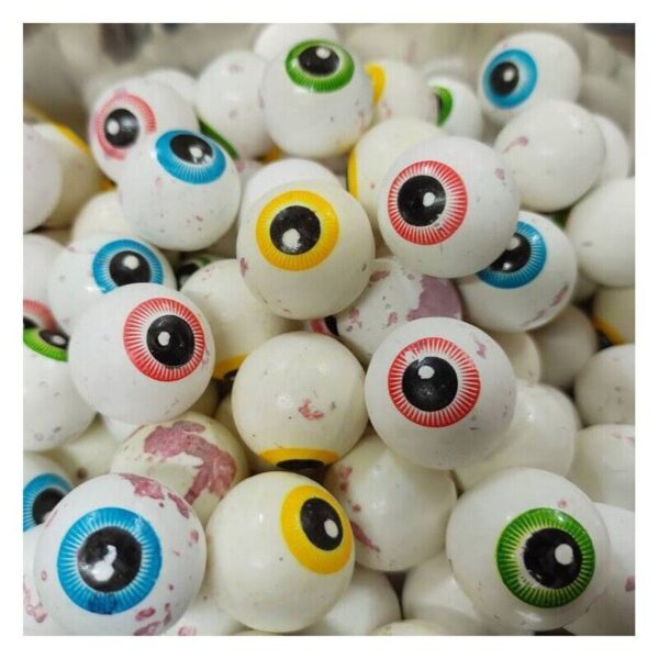 Chewing-gum œil Halloween - Lot de 10 yeux
