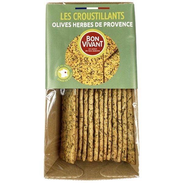 Craquines olives herbes de Provence 80g