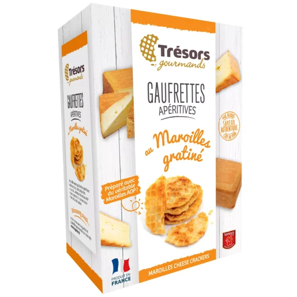 Gaufrettes apéritives 60g MAROILLES GRATINE