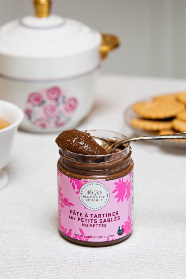 Pâte à tartiner noisettes aux petits sablés - pot 250g
