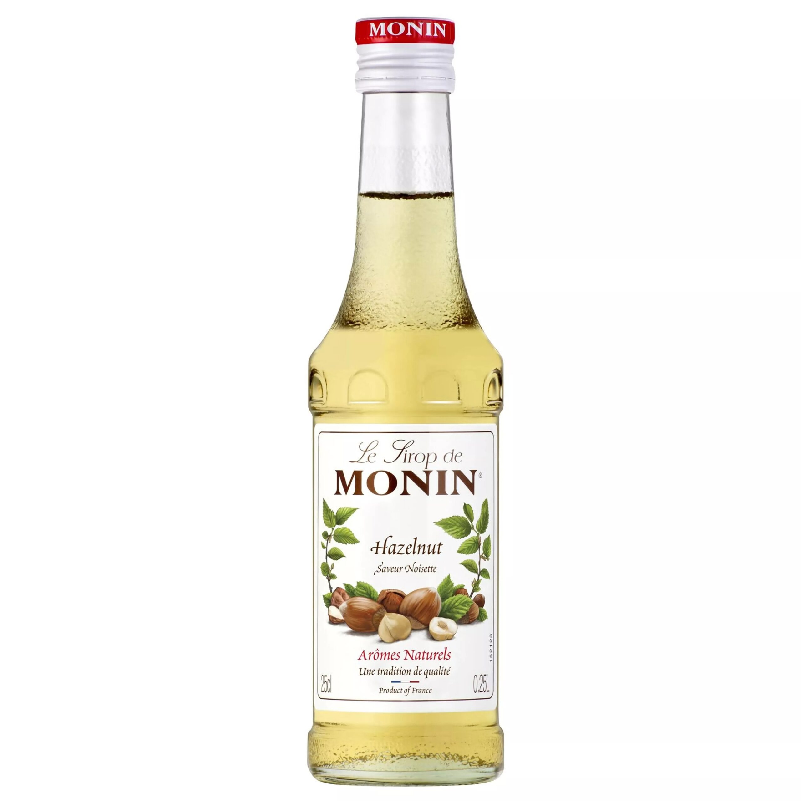 Sirop de Noisette MONIN pour boissons chaudes et desserts - Arômes naturels - 25cl