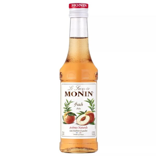 Sirop de Pêche MONIN pour cocktail ou limonade - Arômes naturels - 25cl